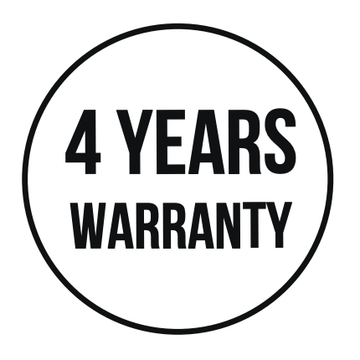 4 years warranty