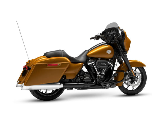 4,5" 2-2 E Slip-On Muffler for Touring Slashcut Chrome/Blank