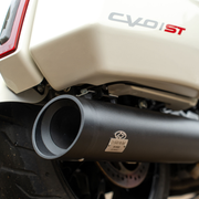 2-1 Slip-On Muffler for Touring, Slashcut Black - Electronic - Image 2