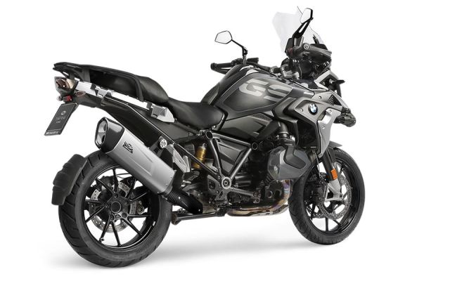 BMW R1200 GS // R1250 GS Nomad Exhaust, Pearl Grey