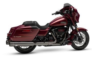 Touring 4.5" CVO Exhaust, Dark Chrome & CVO End Cap Adapter, Aluminum