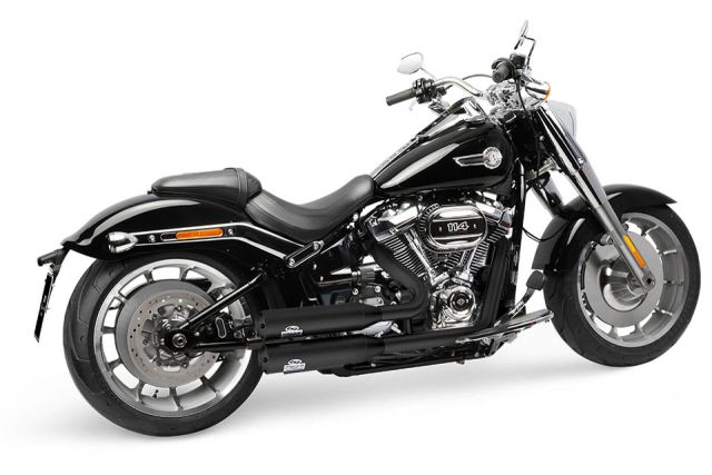 H-D Cruiser Shorty Streetfighter Black/Black V-Strike Even Wide Black Header