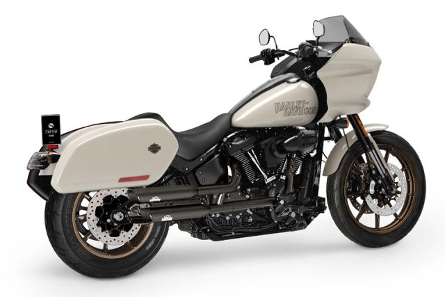 H-D Lowrider S & Lowrider ST Shorty Slashcut Black/Black