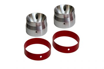 4,0" CVO Endcap Adapter with red ring (Set of 2 pieces)