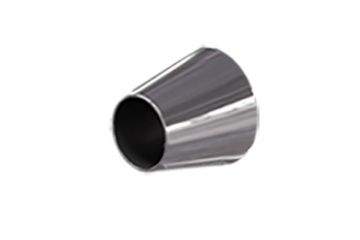3,5" Tapered Endcap Chrome (1 piece)