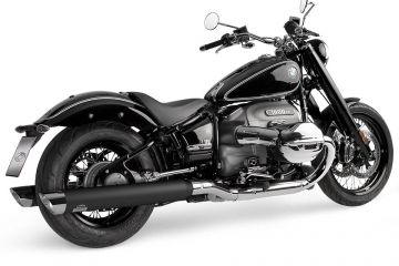 Beat Long Black with Slashcut Chrome w/ Chrome Heat Shield