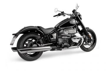 Beat Long Chrome with Slashcut Chrome with Black Heat Shield
