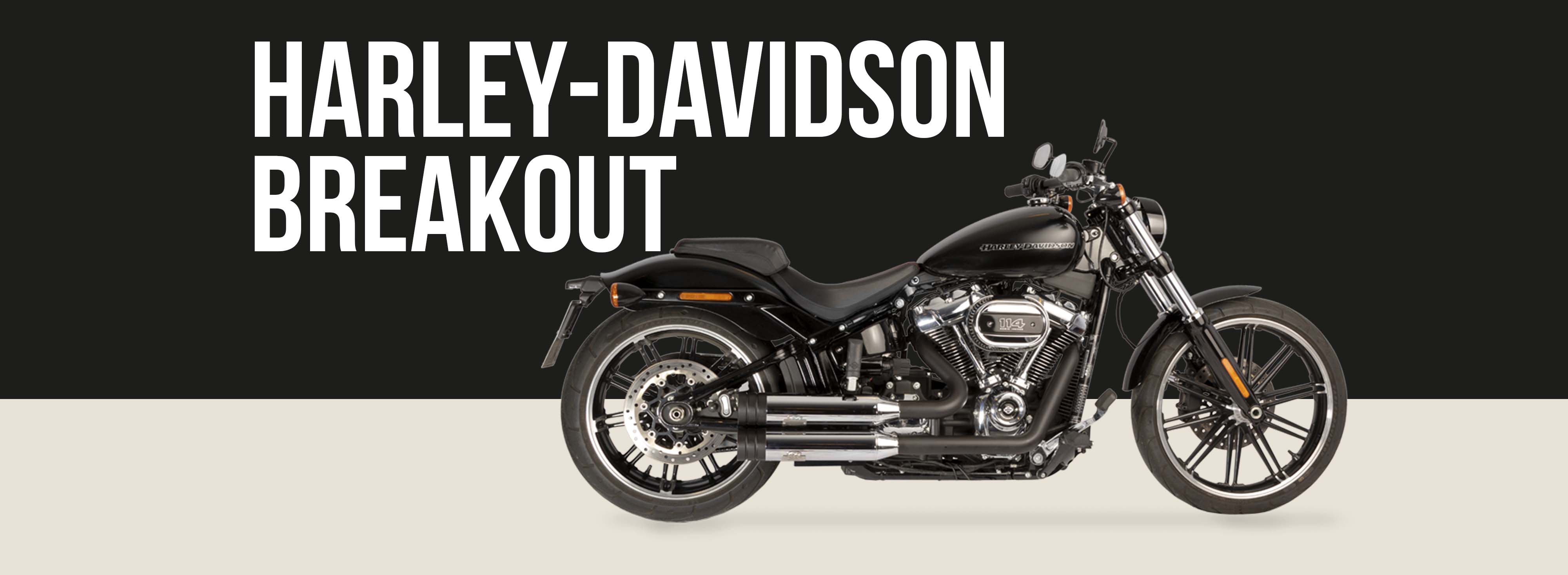 Harley-davidson Breakout Motorcycle Brand Page Header