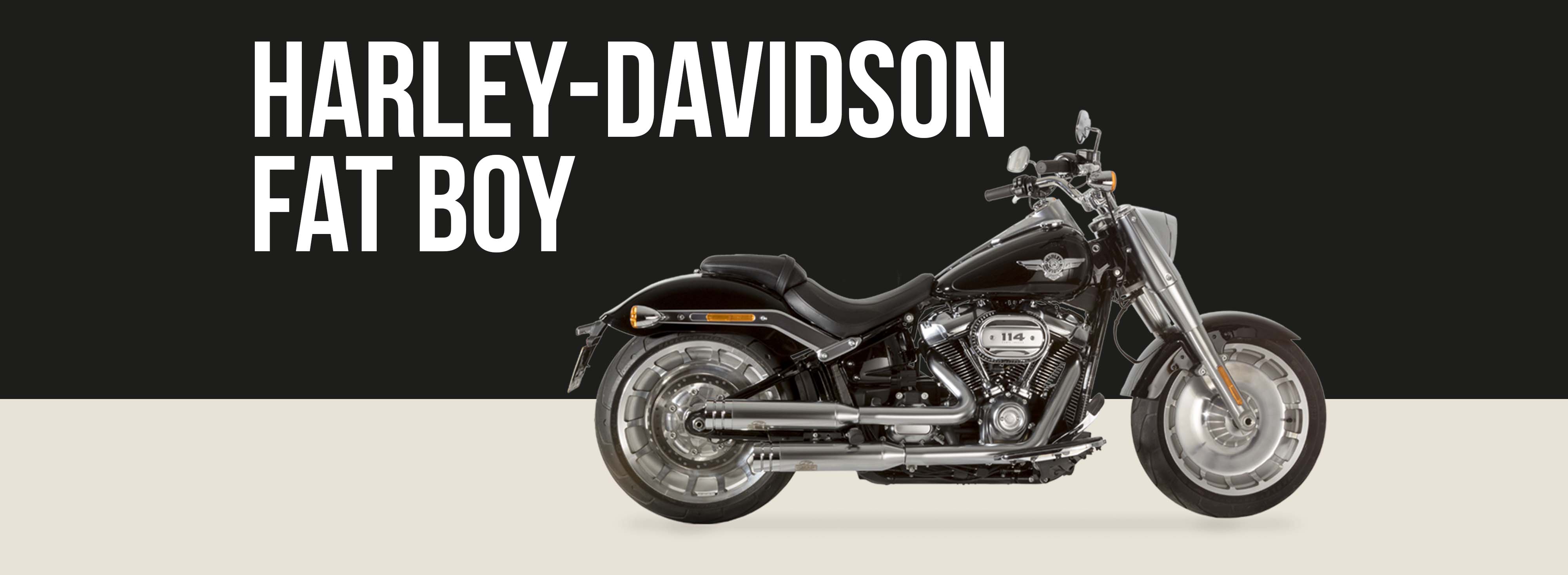 Harley-davidson Fat Boy Motorcycle Brand Page Header
