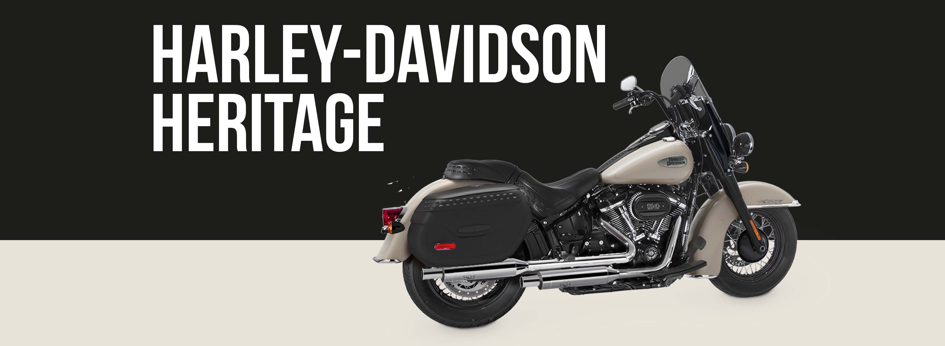 Harley-Davidson Heritage Motorcycle Brand Page Header