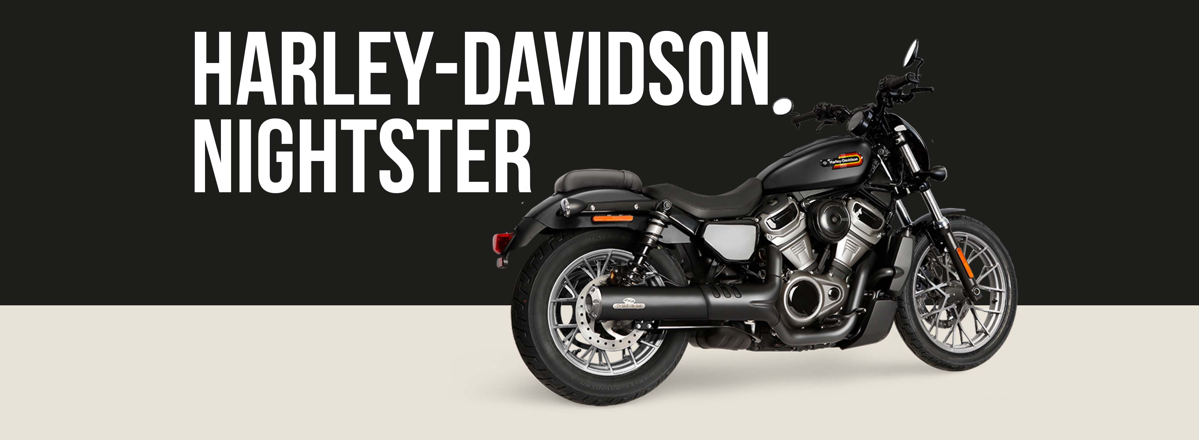 Harley-Davidson Nightster Motorcycle Brand Page Header
