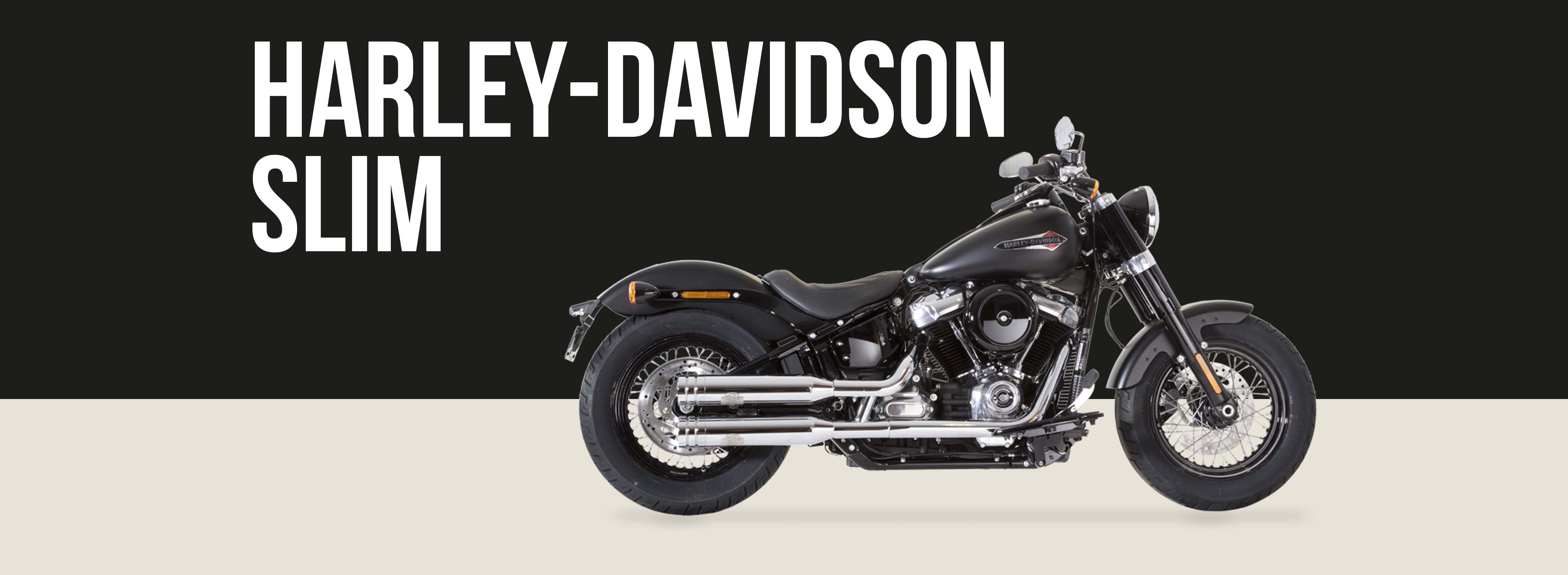 Harley-davidson Slim Motorcycle Brand Page Header