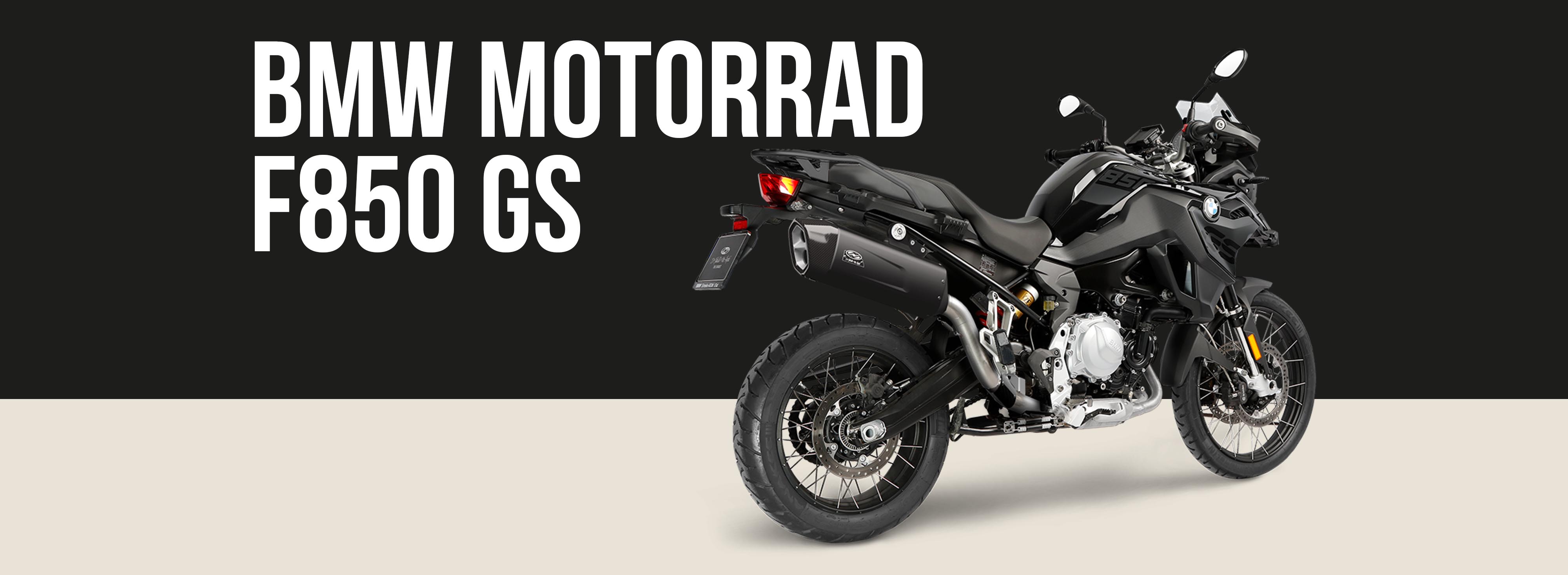 BMW F850 GS Motorcycle Exhaust Product Page Header