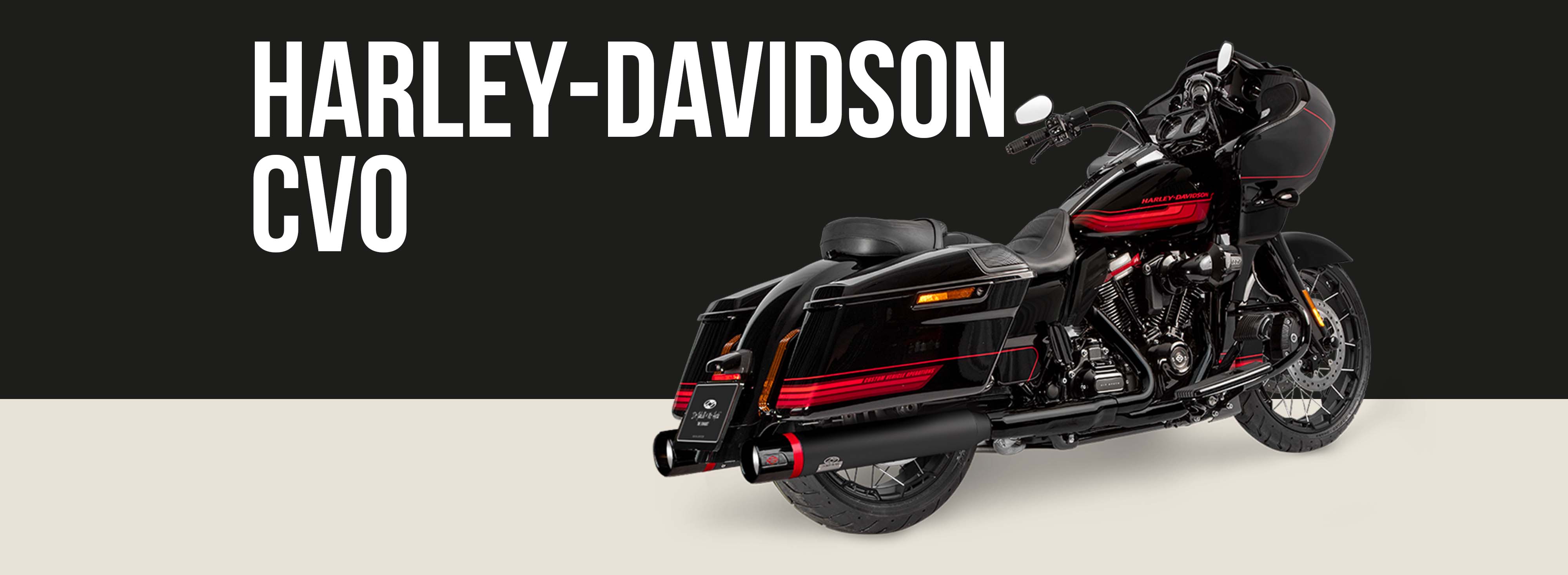 Harley-davidson CVO Motorcycle Brand Page Header