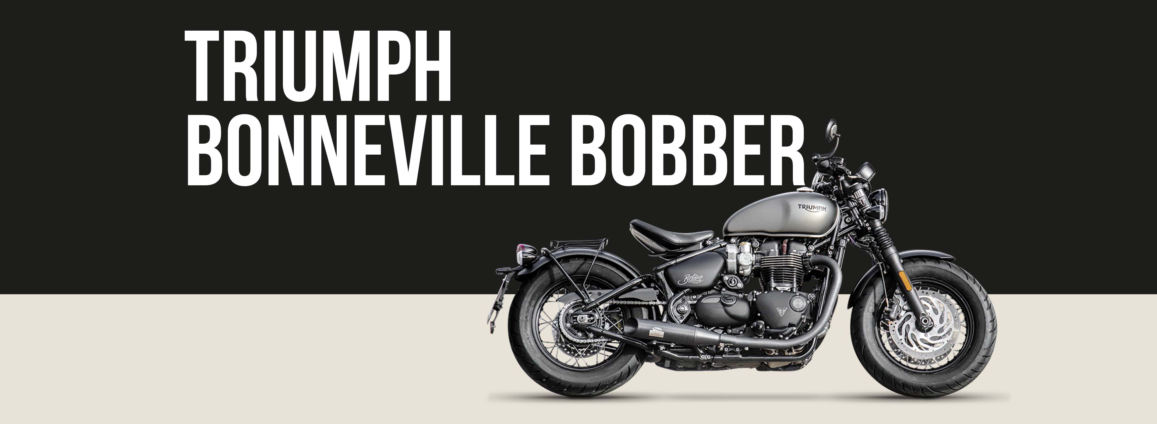 Triumph Bonnevile Bobber Motorcycle Brand Page Header