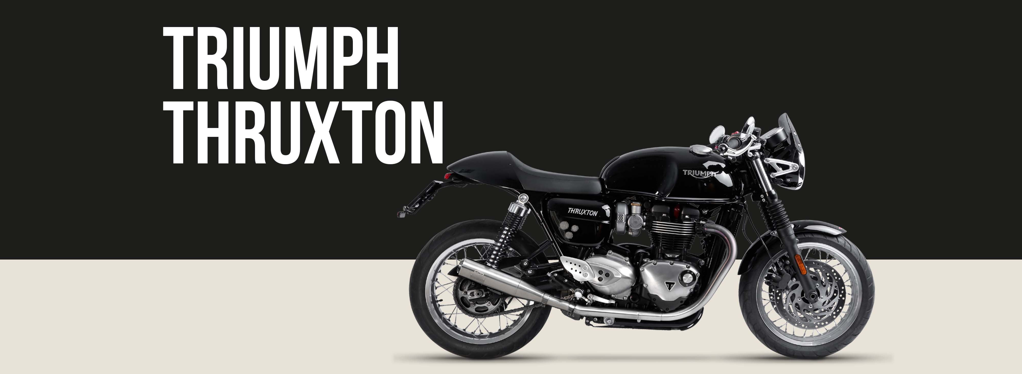 Triumph Thruxton Motorcycle Brand Page Header